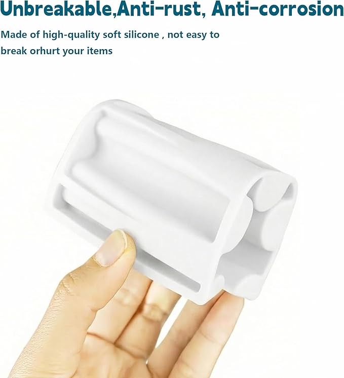 Silicone Soap Dish, Self Draining Soap Holder Perfect for Shower, Bathroom Sink, Kitchen Sink & Travel, Non-Slip Bar Soap Holder Extend Soap Life, Keep Soap Bars Dry Clean & Easy Cleaning (White-2PCS)