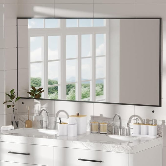 Bathroom Accessory Set - White Bathroom Set, 12PC Bathroom Accessories Set, White Bathroom Accessories Set, Mini Trash Can, Toilet Brush, Trash Can & Soap Dispenser