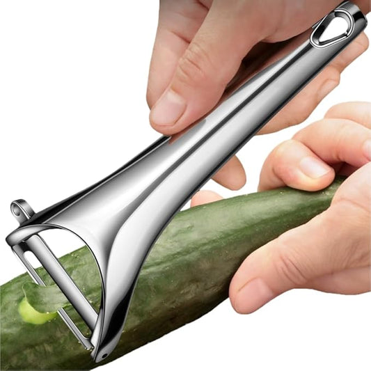 Y-Shaped Vegetable Peeler，Silver Rotary peeler/Easy Peeler/Suitable for Apples, Potatoes, Carrots, Cucumbers, Cabbage and Various Fruits.