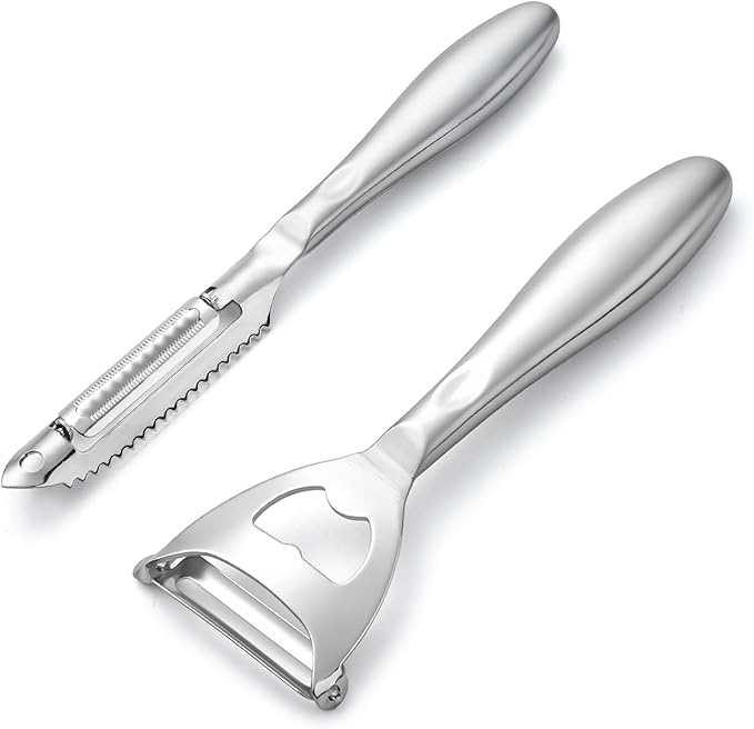 Potato Peelers Set Stainless Steel Peeler,Y-Shaped and I-Shaped Peelers,Vegetable Carrot Fruit Peelers for Home kitchen