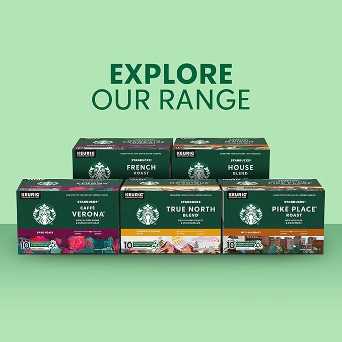 Starbucks True North Coffee, K-Cup Portion Pack for Keurig Brewers (24 Pack)