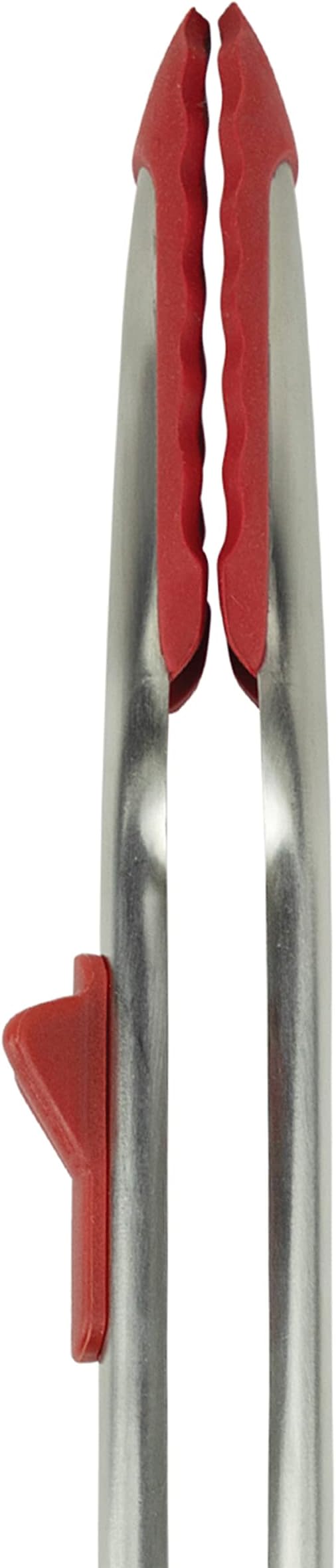 Tovolo Silicone Cooking Utensil Set of 6 Cayenne Red Ladle Slotted Turner Tongs Flex Core Spatula Scraper Mixing Spoon and Potato Masher, Dishwasher Safe Non Toxic BPA Free Silicone Kitchen Utensils