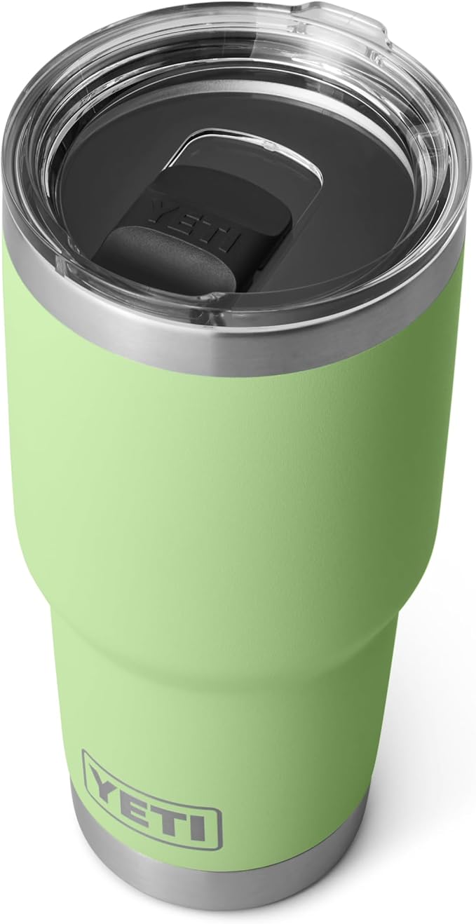 YETI Rambler 30 oz Tumbler, Stainless Steel, Vacuum Insulated with MagSlider Lid, Key Lime