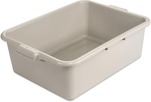 Carlisle FoodService Products 4401123 Comfort Curve Bus/Utility Box, 20" x 15" x 7", Gray (Pack of 12)