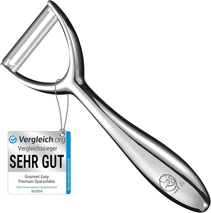 Vegetable Peeler, Premium Stainless Steel Potato Peeler, High Tensile Ultra Sharp Blade Fruit and Food Slicer, Y Shaped with Ergonomic Non-Slip Handle, Dishwasher Safe with 5 Years Warranty