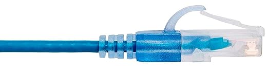 Monoprice Cat6A 50ft Blue 10-Pk Patch Cable UTP 30AWG 10G Pure Bare Copper Snagless RJ45 SlimRun Series Ethernet Cable