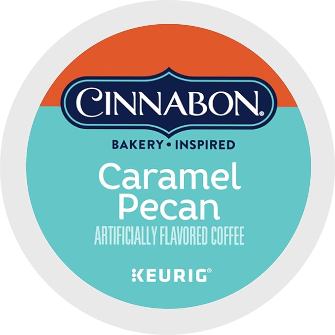 Cinnabon Caramel Pecan Coffee, Keurig Single Serve K-Cup Pods, 96 Count