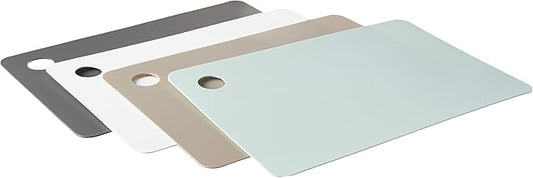 Tovolo Small Flexible Cutting Board Mats For Slicing, Cutting, Chopping & Food Meal Prep, Set of 4, Assorted (61-33597)