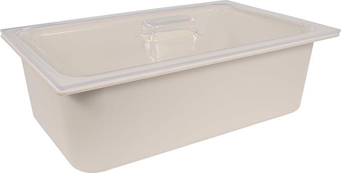 Carlisle FoodService Products CM110002 Coldmaster ABS Standard Full-Size Food Pan, 15 qt. Capacity, 20.68 x 12.72 x 6.40", White