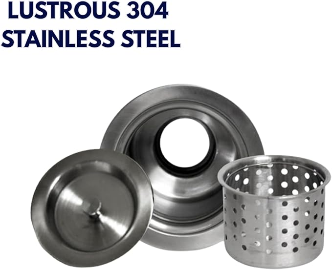 Nantucket Sinks NS35CD 3.5-Inch Deluxe Colander Drain, Stainless Steel