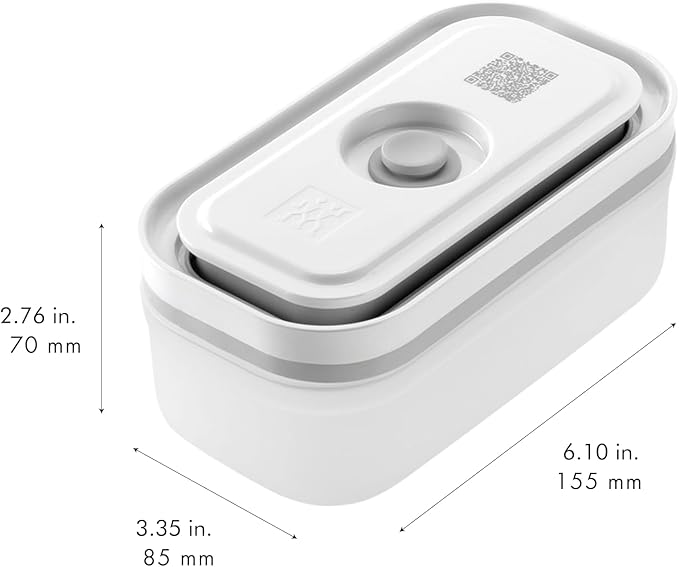ZWILLING Fresh & Save 3-pc Plastic Food Storage Container, Meal Prep Container, BPA-Free- Assorted Sizes