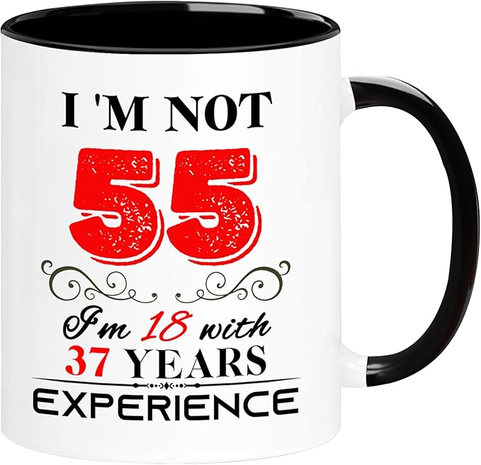 1970 55th Birthday Mug for Women Men, Turning 55 Year Old Birthday Gifts for Mom, Dad, Grandma, Grandpa, Wife, Husband, Daughter, Sister, Best Friends, Coworkers, Her, Him, 11oz Coffee Cup