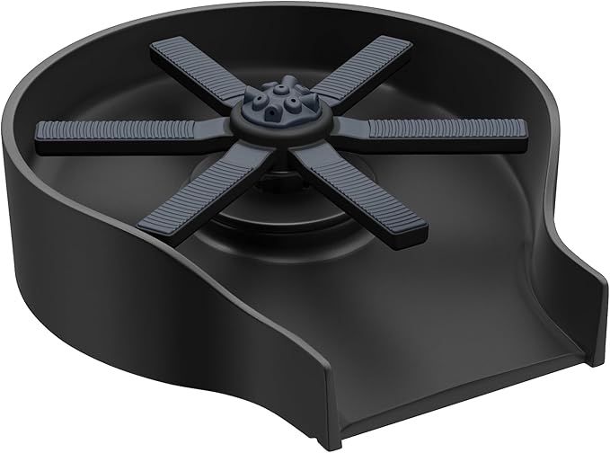 KRAUS CleanMate Glass Rinser for Kitchen Sink in Matte Black Color Finish, KGR-500MB