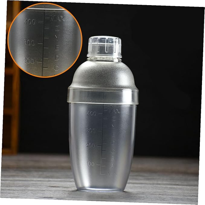 Lurrose Cocktail Shaker Milk Tea Mixer Impact-resistant Bartender Tool for Home Bars and Parties