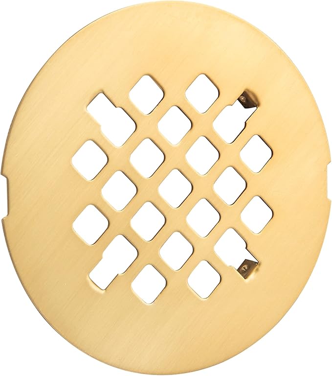 Artiwell 4-1/4” OD Snap-in Shower Drain Cover, Round Shower Drain Strainer Grid, Replacement Cover, Designed for Long-Lasting