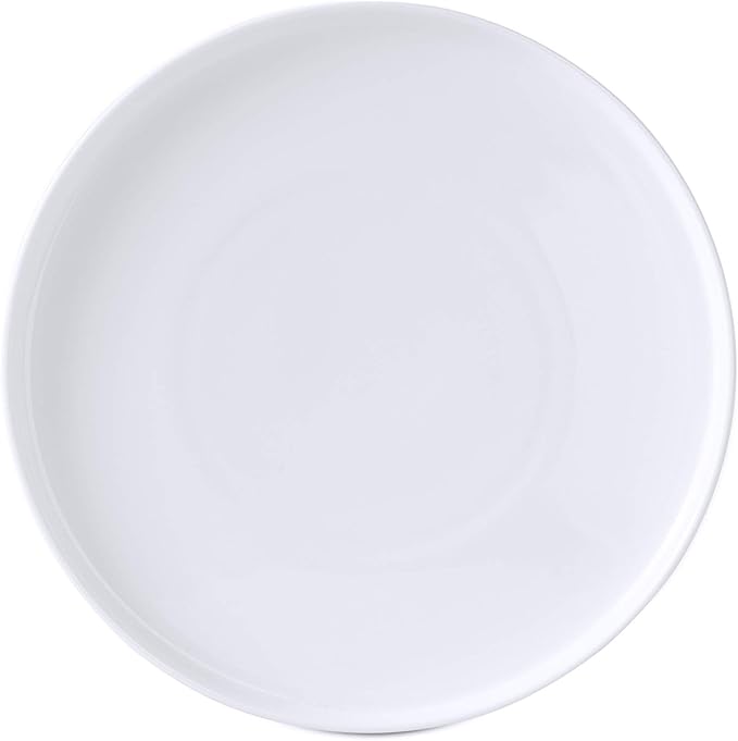 Bone China Cone Shape, Elegance White 16pc Dinnerware Set