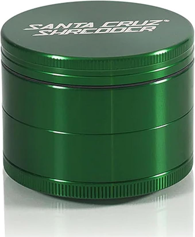 Santa Cruz Shredder Herb and Spice Grinder Made in USA (Large (2.7 Inch), Green)