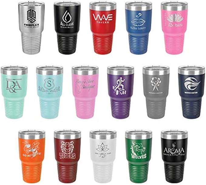 DAD KNOCKOUT FISHING Grey 30 oz Tumbler With Straw and Slide Top Lid | Stainless Steel Travel Mug | Compare To Yeti Rambler