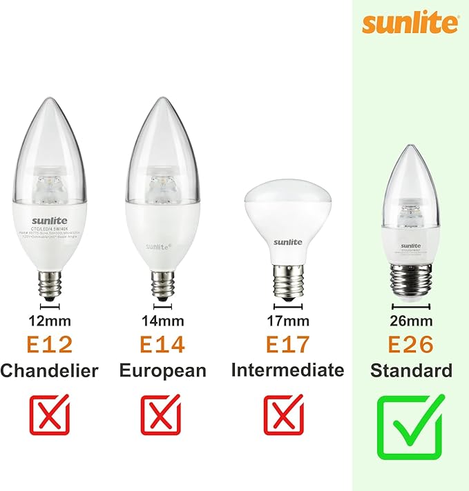 Sunlite 40471 LED A19 Colored Light Bulb, 3 Watts (25w Equivalent), E26 Medium Base, Non-Dimmable, UL Listed, Party Decoration, Holiday Lighting, 6 Count, Red