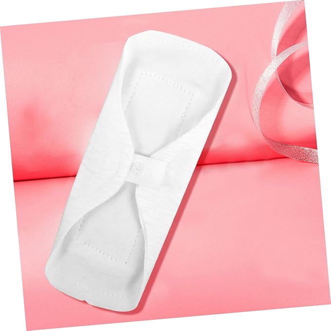 3pcs Reusable Organic Cotton Sanitary Towels Washable Menstrual Pads with Hidden Button for Women Comfortable Breathable Environmentally Friendly