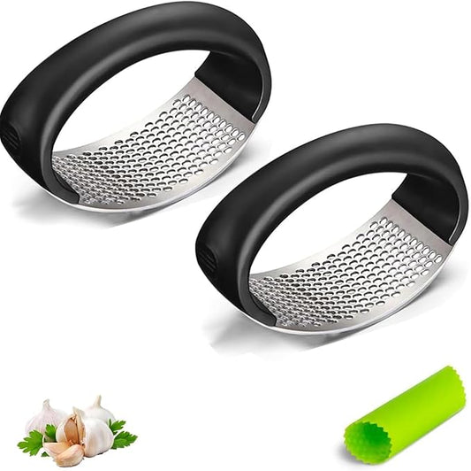 2026 New Garlic Crusher - Stainless Steel Garlic Crusher,Home Kitchen Utensils Portable Manual Garlic Crusher, Home & Kitchen Garlic Press. (2)