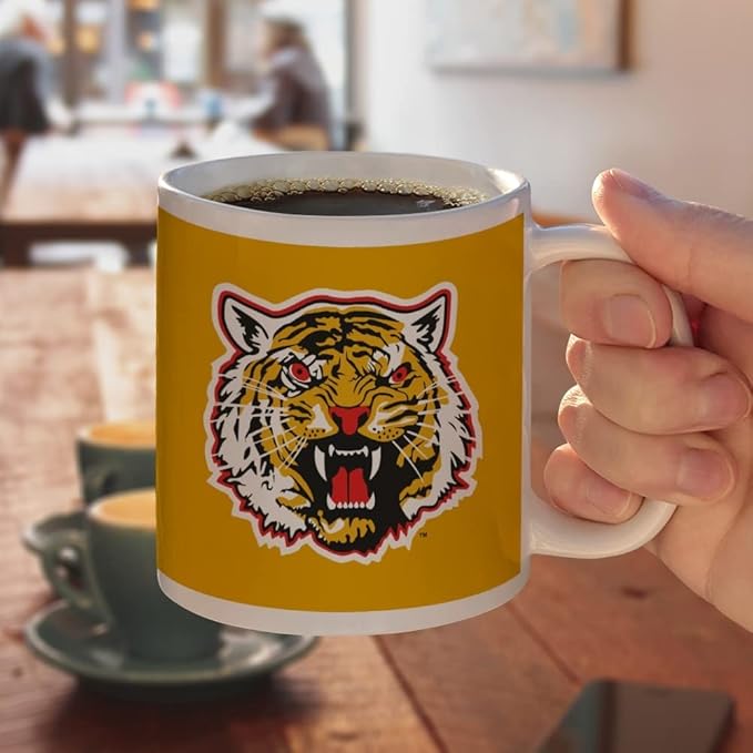 Grambling State University Primary Logo Ceramic Coffee Mug, Novelty Gift Mugs for Coffee, Tea and Hot Drinks, 11oz, White