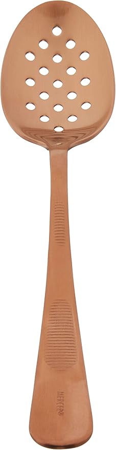 Mercer Culinary 18-8 Stainless Steel Plating Spoon, 7-7/8 Inch, Rose Gold