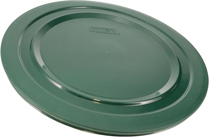 Pyrex 7404-PC 4.5-Quart Thyme Green Food Storage Replacement Lid (4-Pack) - Made in USA