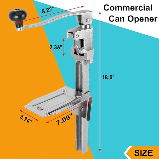 Commercial Can Opener Heavy Duty #10,Commercial Restaurant Can Opener for Big Cans,Industrial Manual Table Can Opener for 11100 Fits Cans Up to 11” Tall
