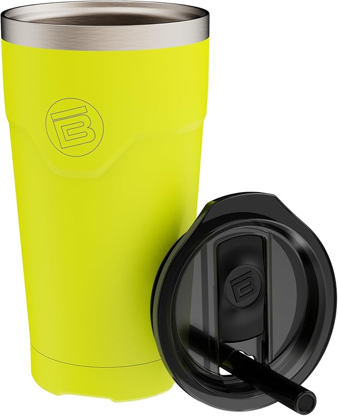 BOTE MagnePod Drinkware Insulated Drink Tumbler includes Lid with Straw Magnetically attaches to Compatible SUPs Kayaks Floats Hangouts 20 oz Multiple Colors