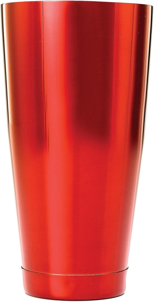 Barfly Cocktail Tin, Large 28 oz (828 ml), Red