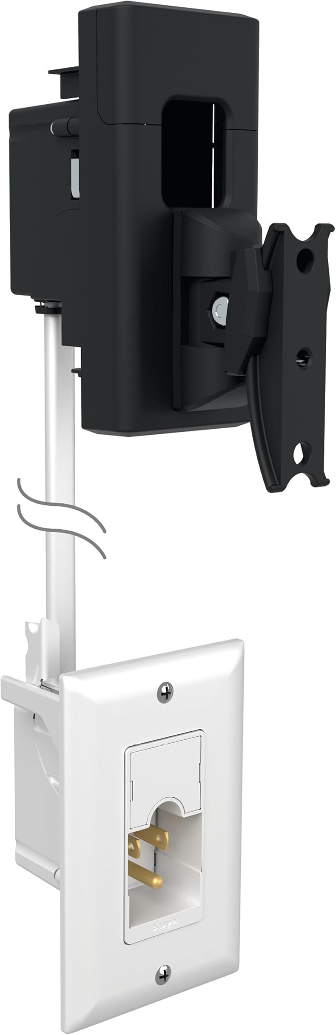 Sanus Tilt & Swivel Speaker Wall Mount & Power Kit