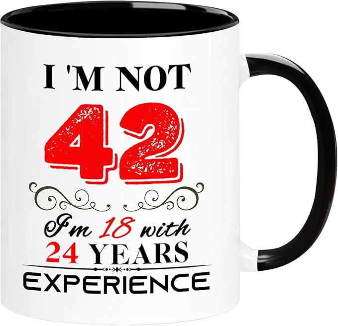 1983 42th Birthday Mug for Women Men, Turning 42 Year Old Birthday Gifts for Mom, Dad, Grandma, Grandpa, Wife, Husband, Daughter, Sister, Best Friends, Coworkers, Her, Him, 11oz Coffee Cup