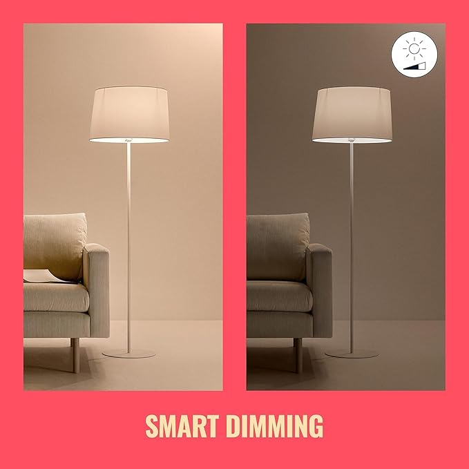 WiZ 65W BR30 Tunable White LED Smart Bulb - Pack of 6 - E26- Indoor - Connects to Your Existing Wi-Fi - Control with Voice or App + Activate with Motion - Matter Compatible