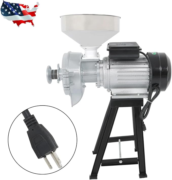 Wet&Dry Grinder Grain Mill Coffee Grinder Feed/Flour Cereals Corn 3000W Electric Rated speed: 1400-2800r / min