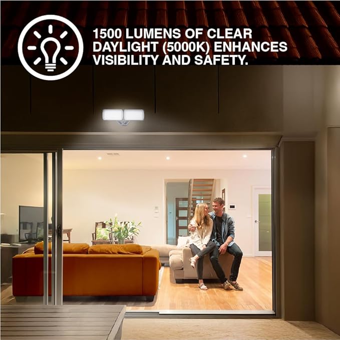Sylvania 14W Dusk to Dawn Security LED Light, Hardwired, 1500 LMS, Wet Rated, 5000K, Daylight - 1 Pack (66475)