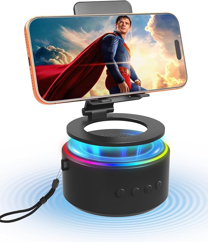 White Elephant Gifts for Men Dad Him Husband Christmas, Cell Phone Stand with Wireless Bluetooth Speaker, Anniversary Birthday Gifts for Teen Boy Boyfriend Women, Tech Mens Stocking Stuffers Gifts