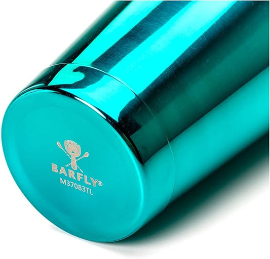 Barfly Cocktail Tin, Small 18 oz (532 ml), Teal,M37083TL
