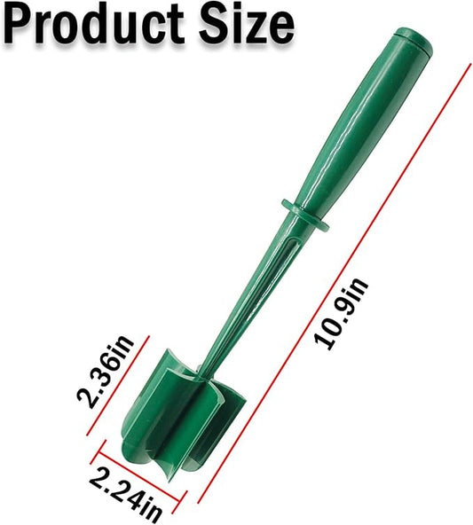 3pcs Bounbal Manual Food Chopper,Nylon Heat Resistant Hand Tool for Meat,Ground Beef,Hamburger,Potato,Fruit,Vegetable and More 3-color outfit(Black,Green,Red)