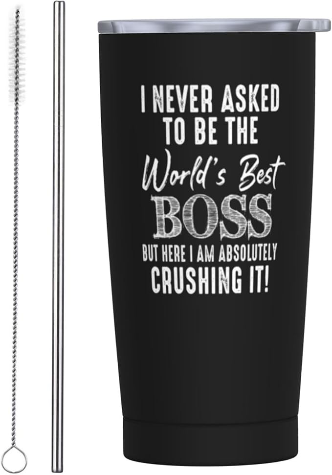 Best Boss Gifts for Men, Bosses Christmas Gifts for Men, Unique Birthday Gift for Boss Male, Male Bosses Day Gift Ideas 20oz Tumbler