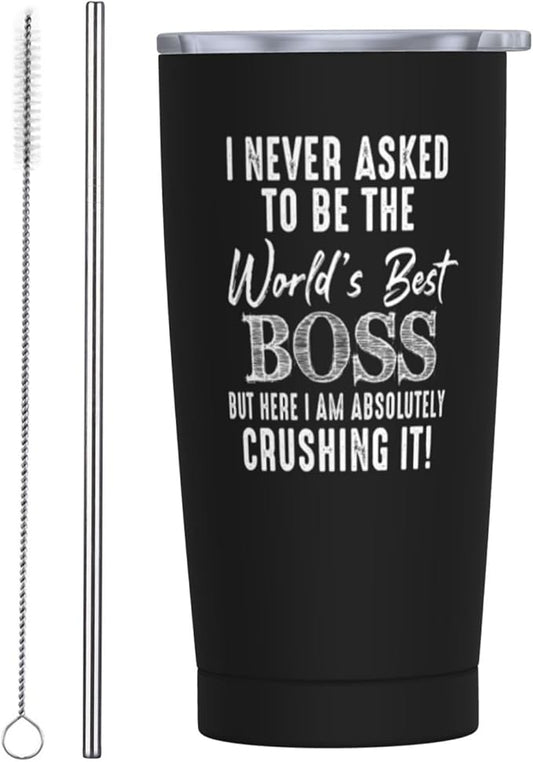 Best Boss Gifts for Men, Bosses Christmas Gifts for Men, Unique Birthday Gift for Boss Male, Male Bosses Day Gift Ideas 20oz Tumbler