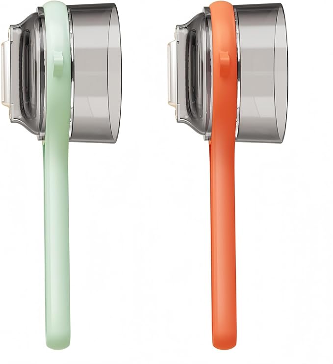 New with Box Storage Kitchen Special Fruitpeeler,Veggie Peeler with Container,Multi Functional,Easy to Carry,Suitable for Various Fruits and Vegetables (Orange+Green)