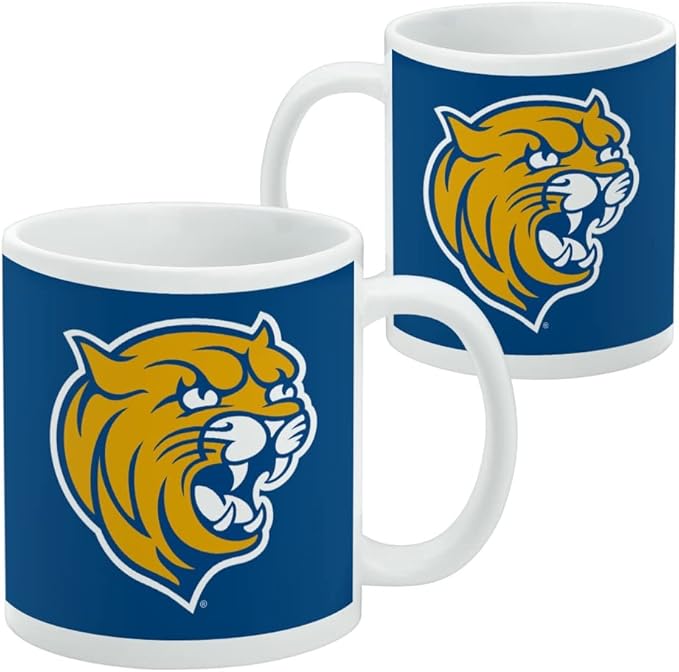 Johnson & Wales University Primary Logo Ceramic Coffee Mug, Novelty Gift Mugs for Coffee, Tea and Hot Drinks, 11oz, White