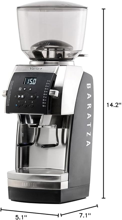Baratza Vario+ Flat Ceramic Burr Grinder (Black)