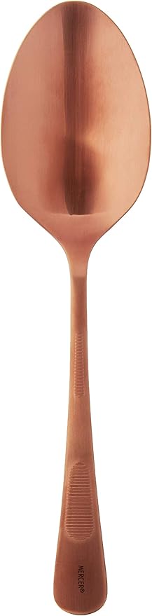 Mercer Culinary 18-8 Stainless Steel Plating Spoon, 9 Inch, Rose Gold