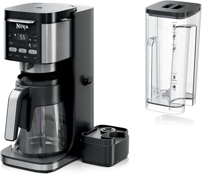 Ninja CFP101 DualBrew Hot & Iced Coffee Maker, Black - (Renewed) Bundle with 2 Year Enhanced Protection Pack