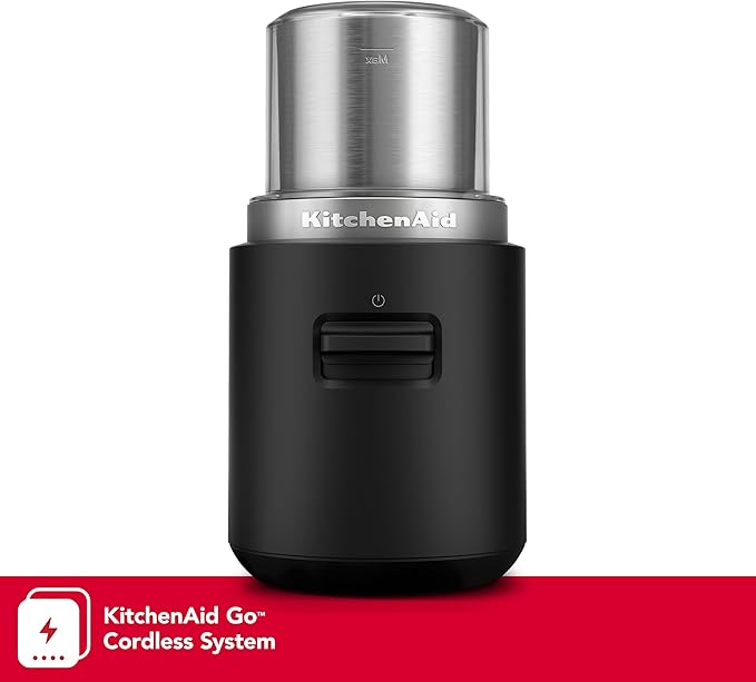 KitchenAid Go™ Cordless Blade Grinder - battery sold separately, KBGR100, Black Matte