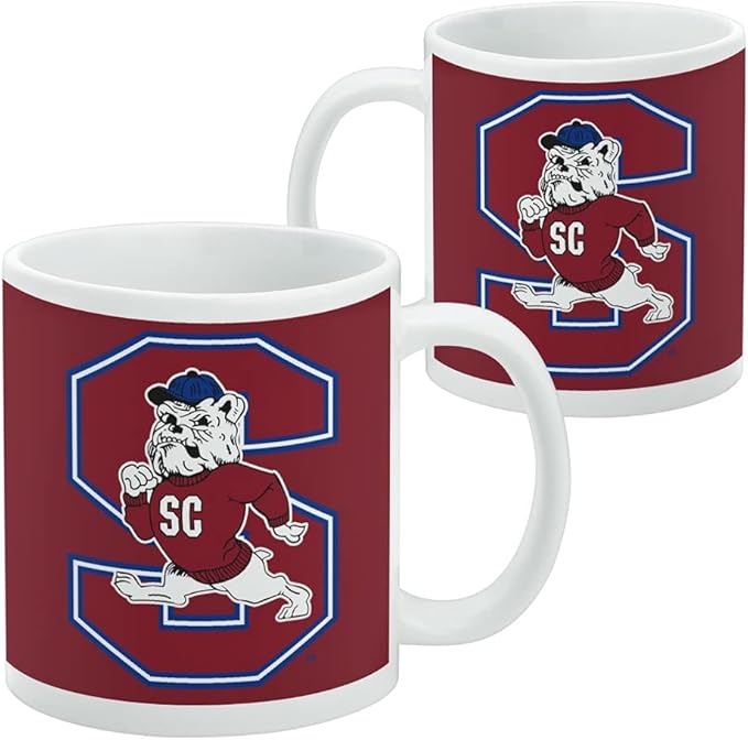 South Carolina State Primary Logo Ceramic Coffee Mug, Novelty Gift Mugs for Coffee, Tea and Hot Drinks, 11oz, White