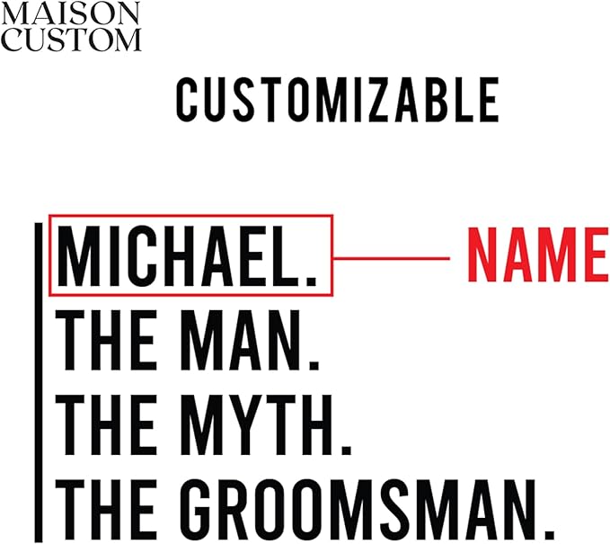 Groomsmen Gifts - Personalized Beer Mugs - Groomsmen Proposal Gift Idea - Customized Gift for Groom, Best Man, Groomsman - Custom Engraved Beer Mugs for Grooms Men - Groomsmen Beer Glasses (Design F)