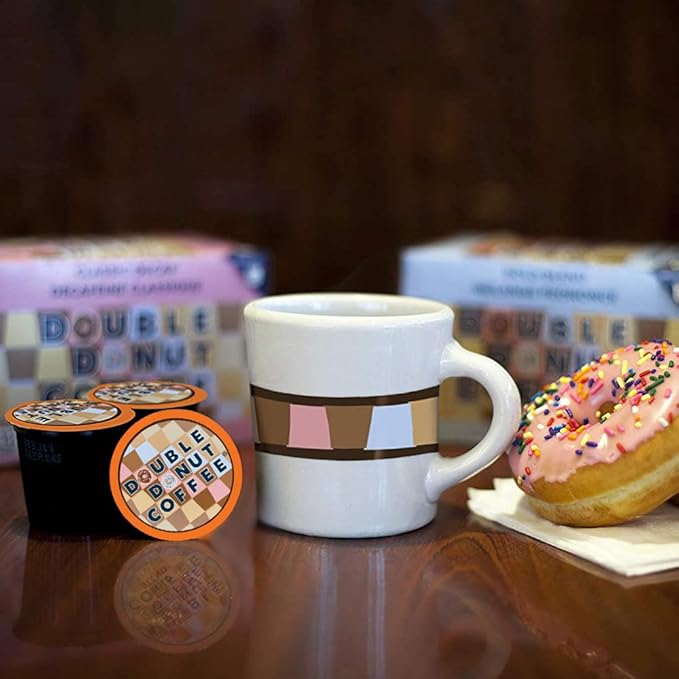 Double Donut Coffee Breakfast Blend Coffee Pods, Light Roast Coffee in Recyclable Single-Serve Pods for Keurig K Cups Brewer Machines, 80 Count Bulk Pack, original version